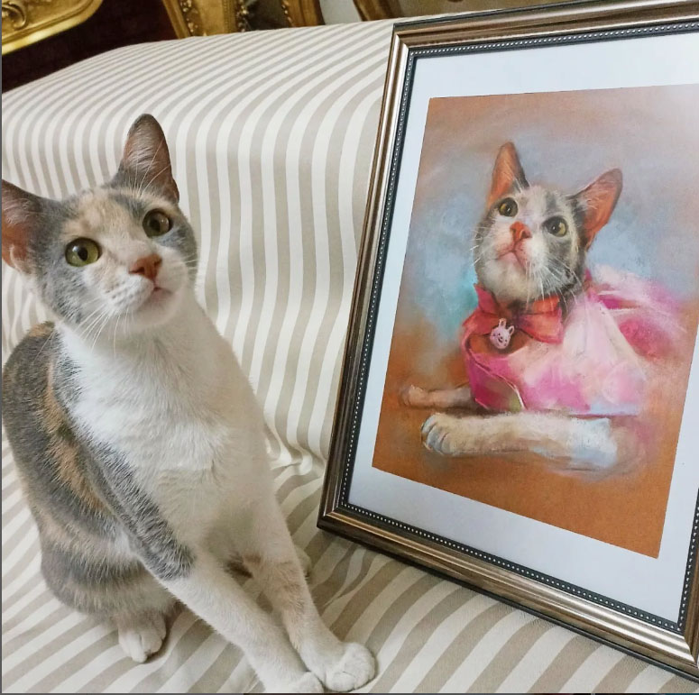Regalar un retrato de mascota